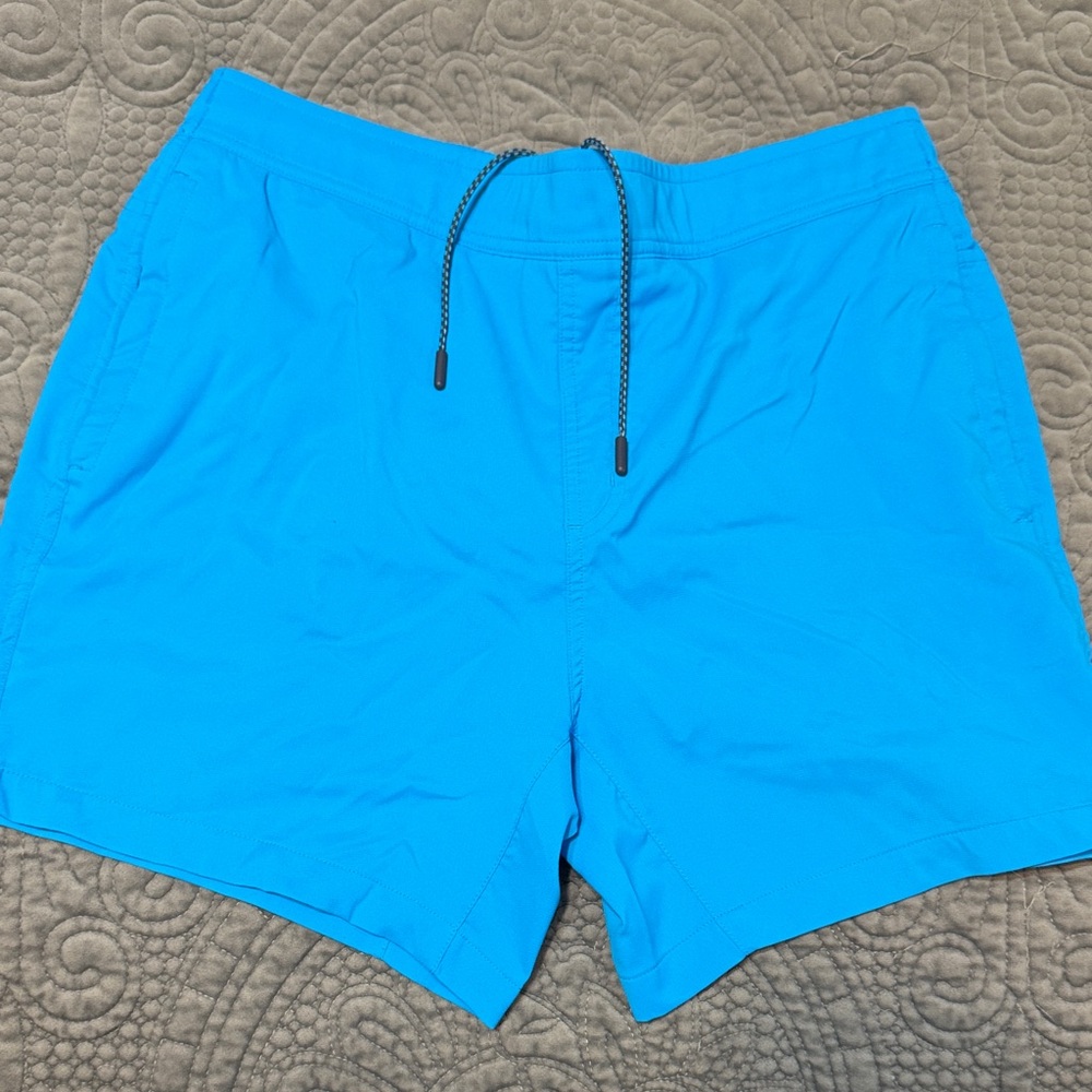 Mack Weldon Vibrant Blue Swim Trunks Size L